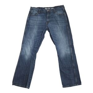 Wrangler Retro Relaxed Boot Jeans 38x34 Medium Wash Western Denim